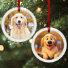 Custom Photo Lenticular Crystal Ornament - Personalized Christmas Birthday Gifts For Dog Cat Lovers, Dog Dad And Mom, Cat Owners - Furry Friends, Festive Hearts
