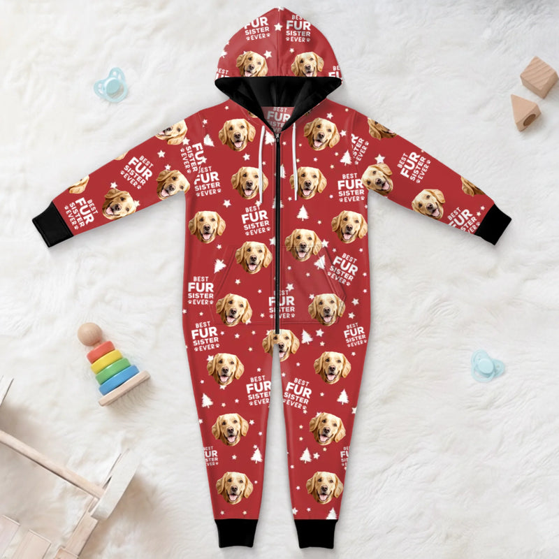 Custom Photo Kids Onesie - Personalized Christmas Birthday Gifts For Dog Cat Lovers, Dog Dad And Mom, Cat Owners - Snuggles, Giggles And Puppy Love