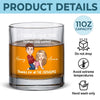 Custom Whiskey Glass - Personalized Anniversary Christmas Wedding Gifts For Husband And Wife, Him And Her - For Lovers Who Laugh, Flirt And Pour Again