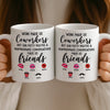 Custom Mug - Personalized Funny Gifts For Coworker, Work Bestie - Teamwork Makes Days Better