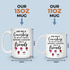 Custom Mug - Personalized Funny Gifts For Coworker, Work Bestie - Teamwork Makes Days Better
