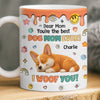 Custom Mug - Personalized Birthday Gifts For Dog Lovers, Dog Dad And Mom - Love You More Than Treats