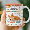 Custom Mug - Personalized Birthday Gifts For Dog Lovers, Dog Dad And Mom - Love You More Than Treats