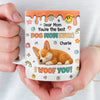 Custom Mug - Personalized Birthday Gifts For Dog Lovers, Dog Dad And Mom - Love You More Than Treats