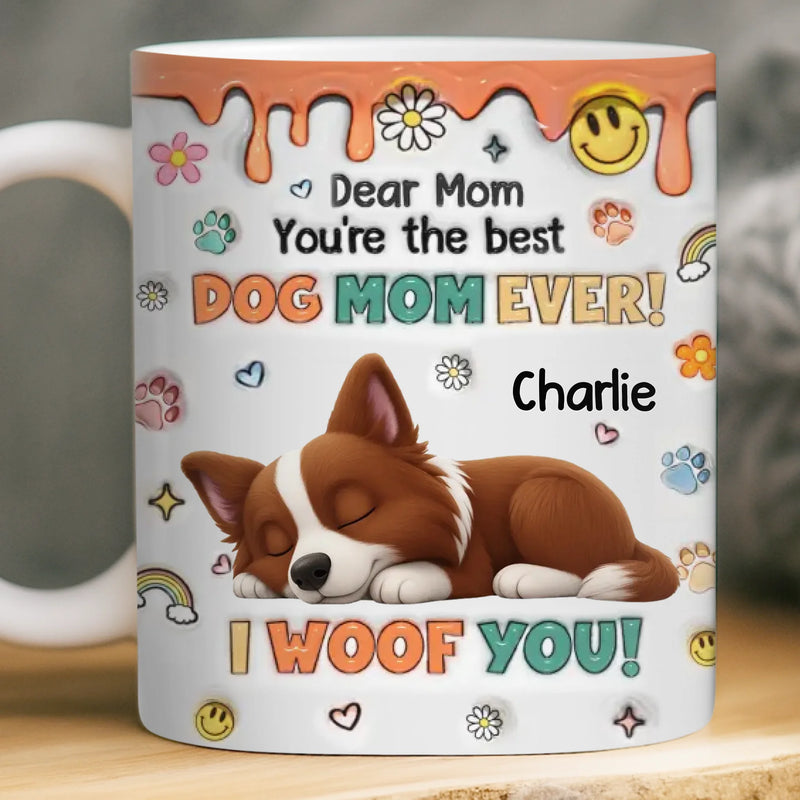 Custom Mug - Personalized Birthday Gifts For Dog Lovers, Dog Dad And Mom - Love You More Than Treats