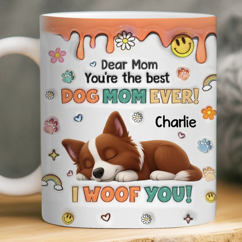 Custom Mug - Personalized Birthday Gifts For Dog Lovers, Dog Dad And Mom - Love You More Than Treats