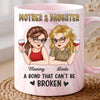 Custom 11oz Pink Marble Mug - Personalized Birthday Gifts For Mom, Daughter - Forever My Girl Forever Home