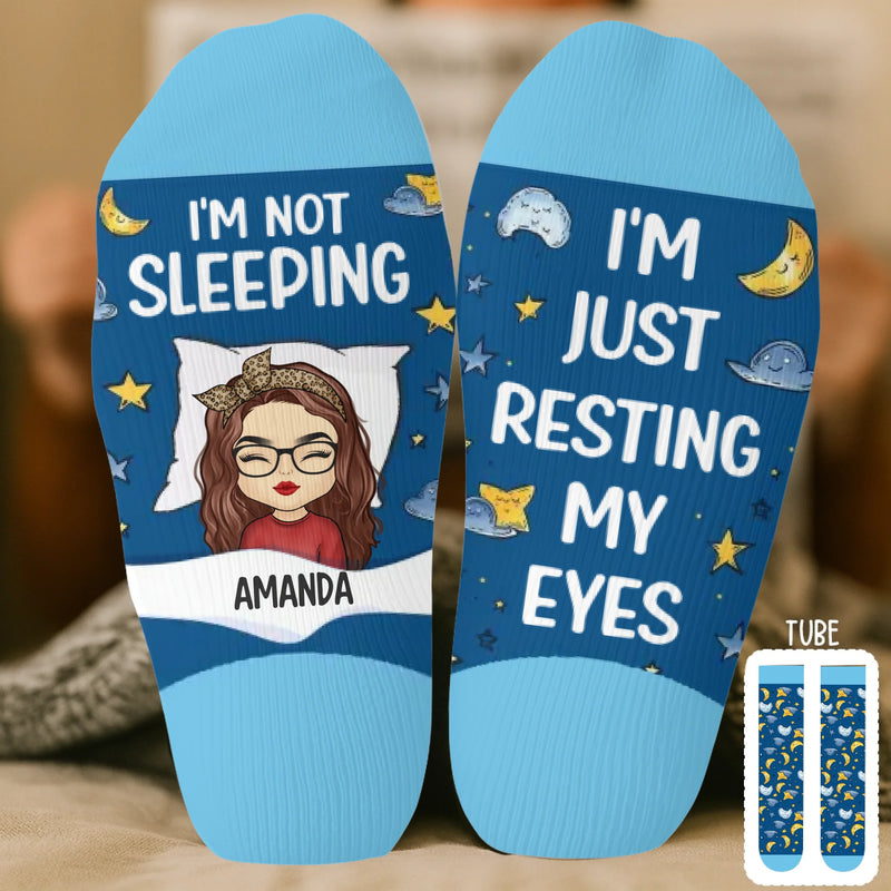 Custom Crew Socks - Personalized Birthday Gifts For Besties, Sisters, BFF, Family, Yourself - You Deserve Warm Toes