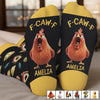 Custom Crew Socks - Personalized Funny Gifts For Best Friends, Family, Coworker, Work Bestie - Stepping Into My Silly Era