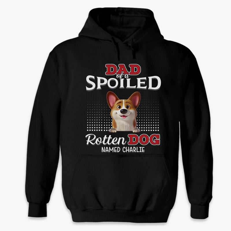 Custom Unisex T-shirt, Premium T-shirt, Hoodie - Personalized Birthday Gifts For Dog Lovers, Dog Dad And Mom - Love You More Than Treats