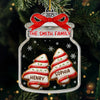 Custom Acrylic Ornament - Personalized Christmas Birthday Gifts For Mom, Dad, Brother, Sister, Kids - Home Is Where We Gather