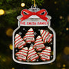 Custom Acrylic Ornament - Personalized Christmas Birthday Gifts For Mom, Dad, Brother, Sister, Kids - Home Is Where We Gather