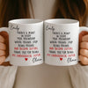 Custom Mug - Personalized Best Friend Birthday Gifts For Women, Besties, Sisters, BFF - My Favorite Human Chaos