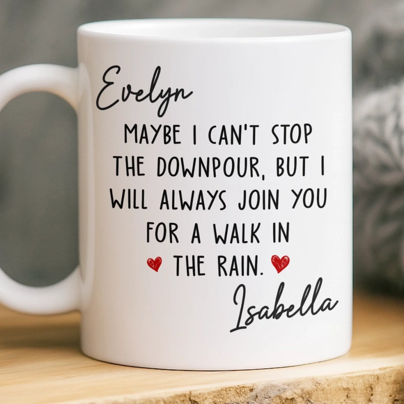 Custom Mug - Personalized Best Friend Birthday Gifts For Women, Besties, Sisters, BFF - Where Friendship Feels Easy
