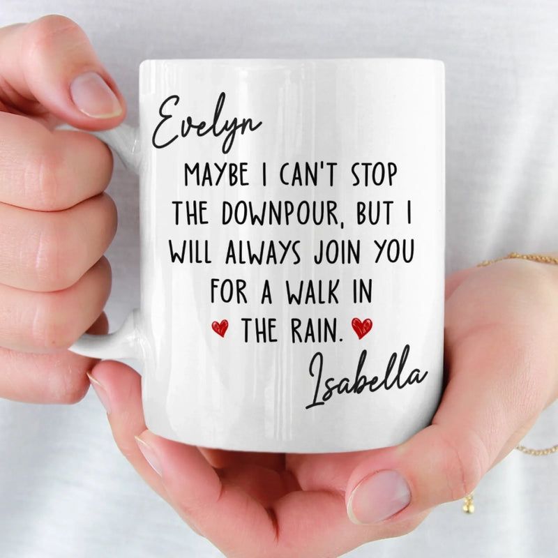 Custom Mug - Personalized Best Friend Birthday Gifts For Women, Besties, Sisters, BFF - Where Friendship Feels Easy