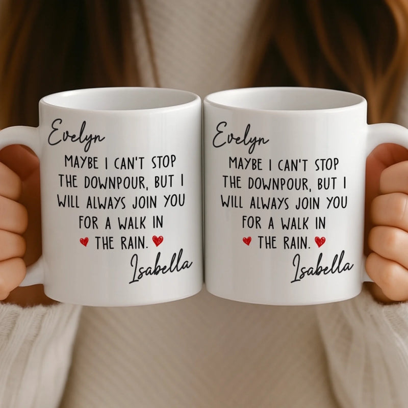 Custom Mug - Personalized Best Friend Birthday Gifts For Women, Besties, Sisters, BFF - Where Friendship Feels Easy