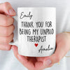Custom Mug - Personalized Best Friend Birthday Gifts For Women, Besties, Sisters, BFF - Bonded By Pure Chaos