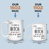 Custom Mug - Personalized Best Friend Birthday Gifts For Women, Besties, Sisters, BFF - Doing Life With You