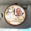 Custom Photo Car Visor Clip - Personalized Memorial Sympathy Gifts For Loss Of Mom, Dad - Watching Over Me Always