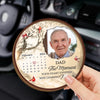 Custom Photo Car Visor Clip - Personalized Memorial Sympathy Gifts For Loss Of Mom, Dad - Watching Over Me Always