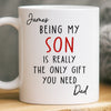 Custom Mug - Personalized Birthday Gifts For Mom, Dad, Son, Daughter - Growing With You Feels Magical