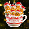 Custom Acrylic Ornament - Personalized Christmas Birthday Gifts For Mom, Dad, Brother, Sister, Kids - Holiday Joy With Our Crew