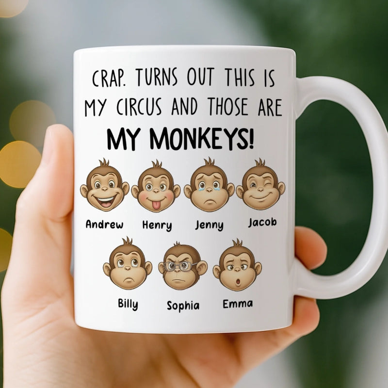 Custom Mug - Personalized Funny Gifts For Coworker, Work Bestie - That Is My Monkey