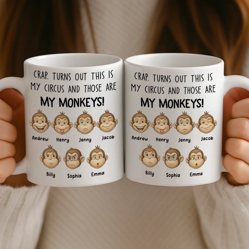 Custom Mug - Personalized Funny Gifts For Coworker, Work Bestie - That Is My Monkey