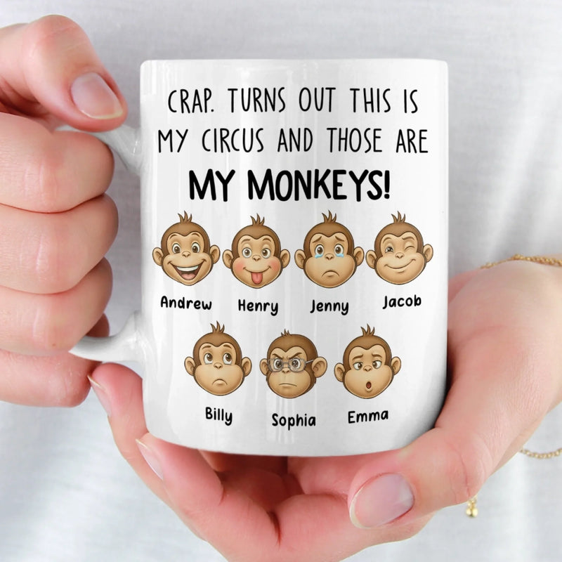 Custom Mug - Personalized Funny Gifts For Coworker, Work Bestie - That Is My Monkey