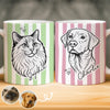 Custom Photo Mug - Personalized Birthday Gifts For Dog Cat Lovers, Dog Dad And Mom, Cat Owners - Pets Make Life Cuter