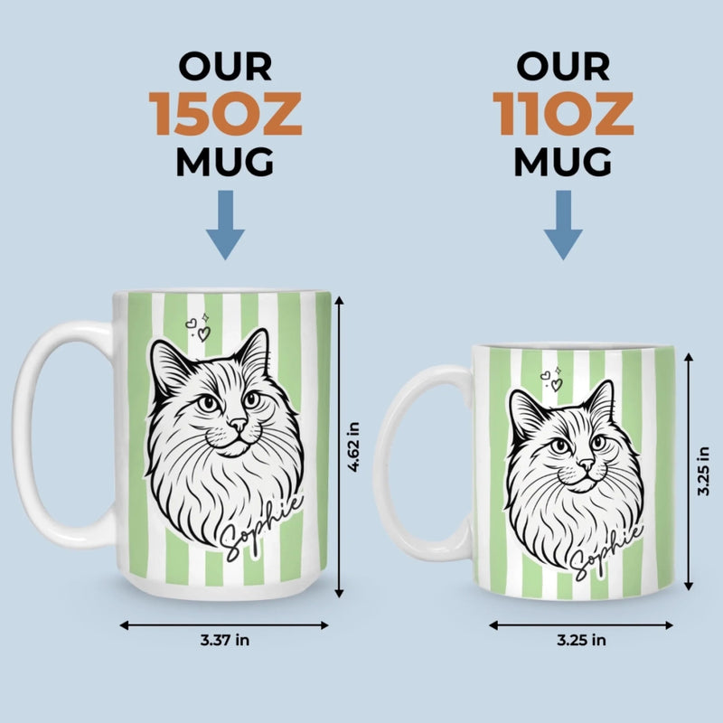Custom Photo Mug - Personalized Birthday Gifts For Dog Cat Lovers, Dog Dad And Mom, Cat Owners - Pets Make Life Cuter