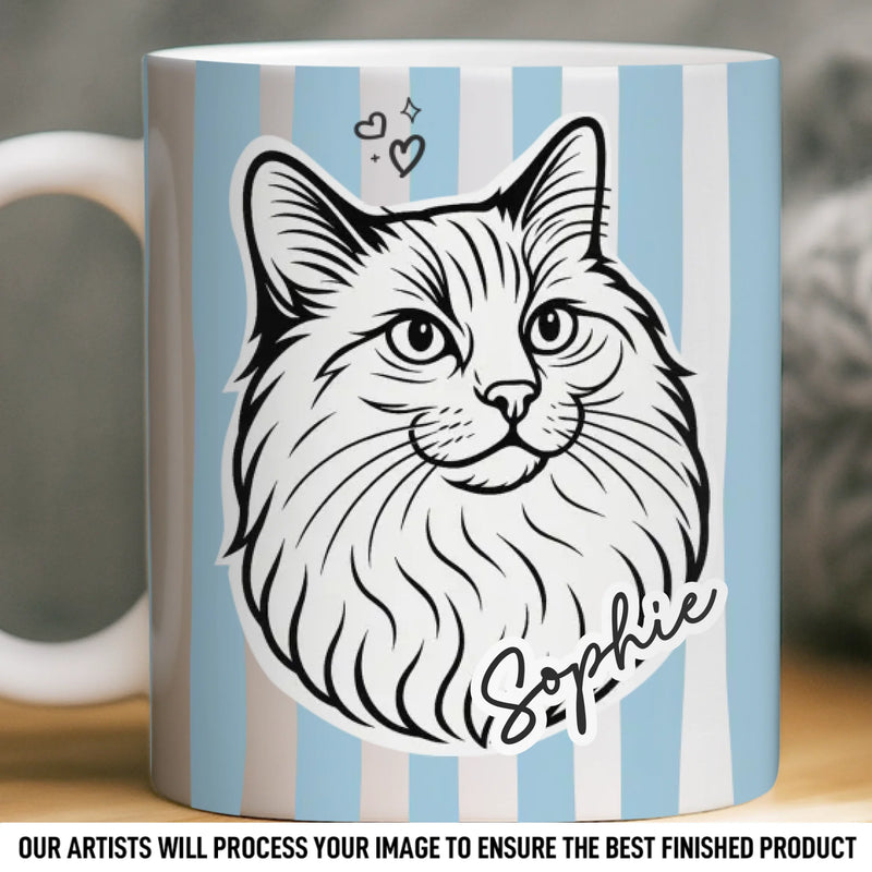 Custom Photo Mug - Personalized Birthday Gifts For Dog Cat Lovers, Dog Dad And Mom, Cat Owners - Pets Make Life Cuter