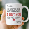 Custom Mug - Personalized Anniversary Christmas Wedding Gifts For Husband And Wife, Him And Her - You’re My Everyday Forever