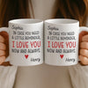 Custom Mug - Personalized Anniversary Christmas Wedding Gifts For Husband And Wife, Him And Her - You’re My Everyday Forever