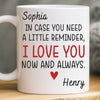 Custom Mug - Personalized Anniversary Christmas Wedding Gifts For Husband And Wife, Him And Her - You’re My Everyday Forever