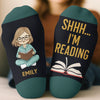 Custom Kids Crew Socks - Personalized Bookish Gifts For Book Lovers, Bookworms, Readers - My Reading Game