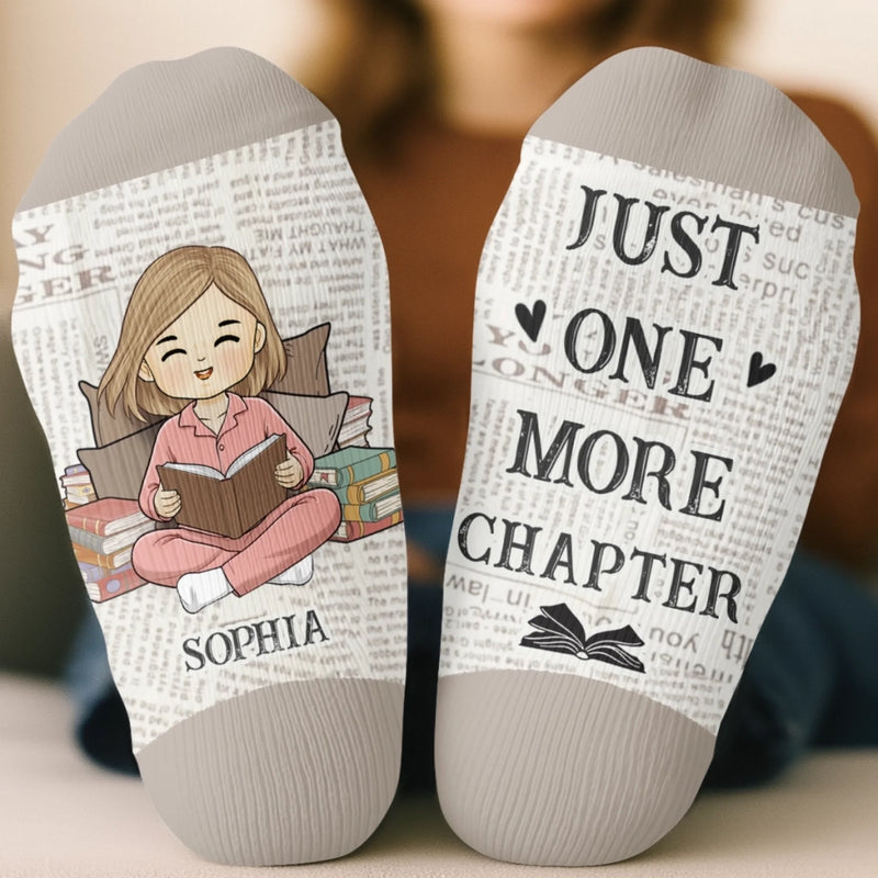 Custom Kid Crew Socks - Personalized Bookish Gifts For Book Lovers, Bookworms, Readers - My Best Book Life