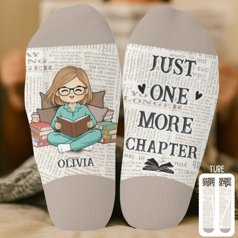 Custom Kid Crew Socks - Personalized Bookish Gifts For Book Lovers, Bookworms, Readers - My Best Book Life