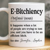 Custom Mug - Personalized Birthday Gifts For Coworker, Work Bestie - Money Earned By A Woman
