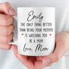 Custom Mug - Personalized Birthday Gifts For Mom, Dad, Son, Daughter - You Are Our Brightest Joy