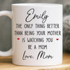 Custom Mug - Personalized Birthday Gifts For Mom, Dad, Son, Daughter - You Are Our Brightest Joy