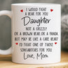 Custom Mug - Personalized Birthday Gifts For Mom, Dad, Son, Daughter - You Make Our World Sweeter