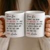 Custom Mug - Personalized Birthday Gifts For Brother, Sister - You Make My World Brighter