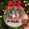 Custom 3D Acrylic Ball Ornament - Personalized Christmas Birthday Gifts For Grandpa, Grandma - Family Magic Starts With You