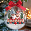 Custom 3D Acrylic Ball Ornament - Personalized Christmas Birthday Gifts For Grandpa, Grandma - Family Magic Starts With You