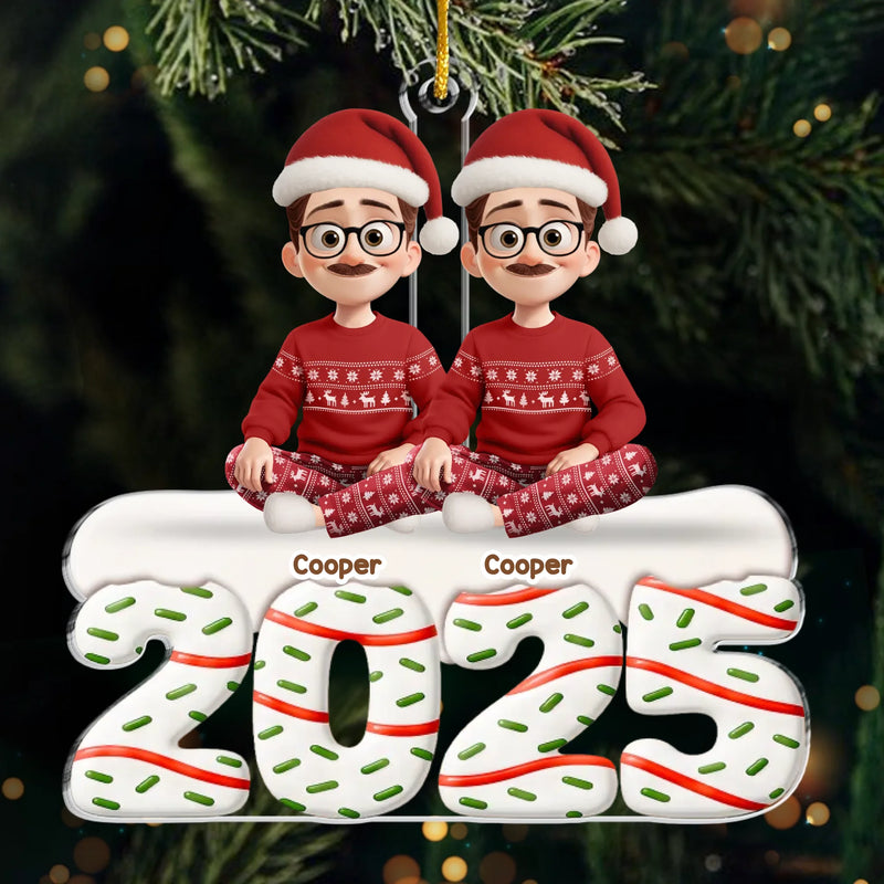 Custom Name Christmas Family Gifts - Personalized Ornament