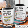 Custom Accent Mug - Personalized Funny Gifts For Best Friends, Family, Coworker, Work Bestie - Sip Now Panic Later