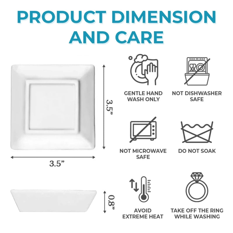 Custom Photo Full-Print Jewelry Dish - Personalized  Christmas Birthday Gifts For Dog Cat Lovers, Dog Dad And Mom, Cat Owners - Forever My Little Muse