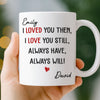 Custom Mug - Personalized Anniversary Christmas Wedding Gifts For Husband And Wife, Him And Her - My Heart Stayed With You