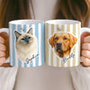 Custom Photo Mug - Personalized Birthday Gifts For Dog Cat Lovers, Dog Dad And Mom, Cat Owners - Home Feels Warmer With You